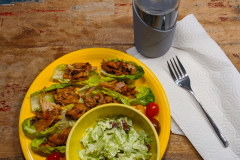 Chicken-on-baby-romaine_tomatoes_lettuce-dates