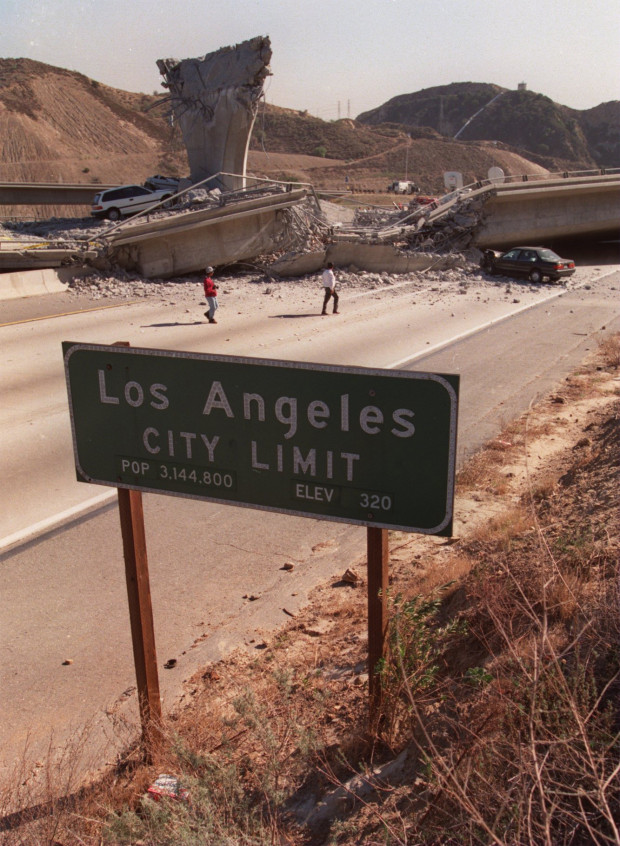 Damage from Northridge CA earthquake